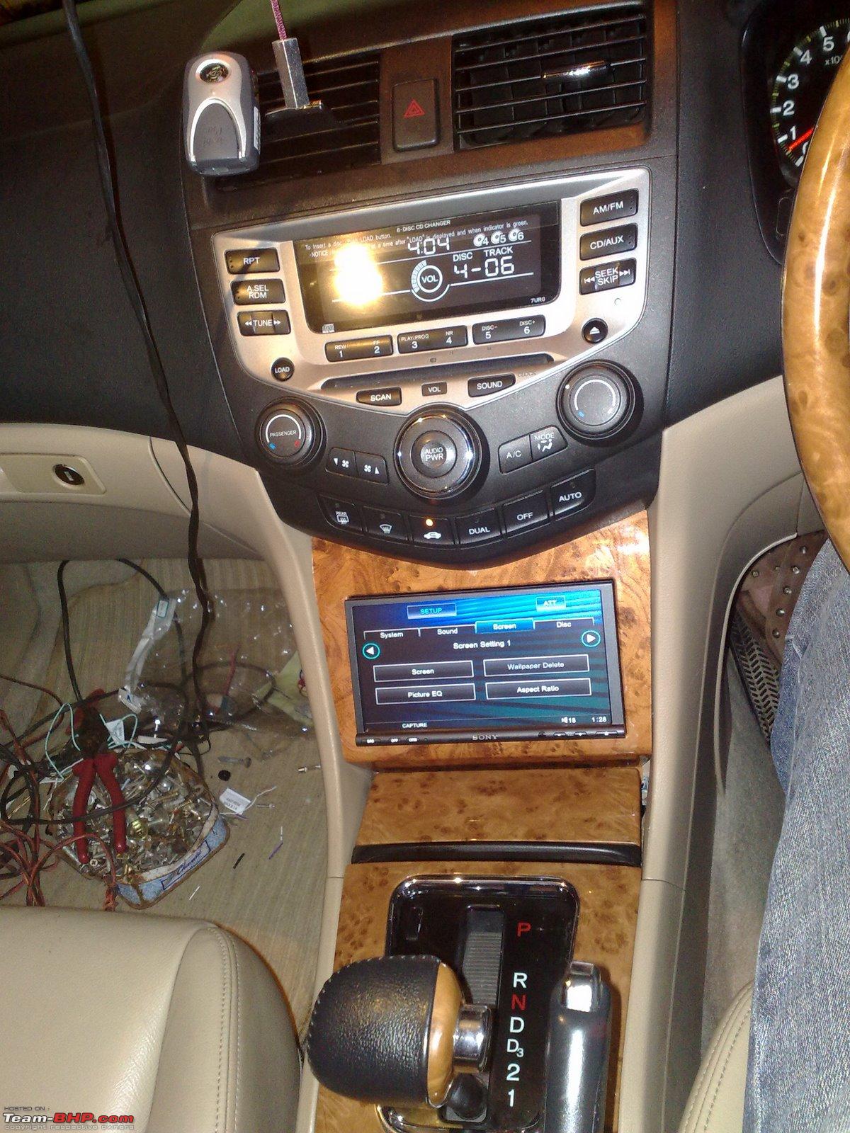 2004 Honda accord stereo removal