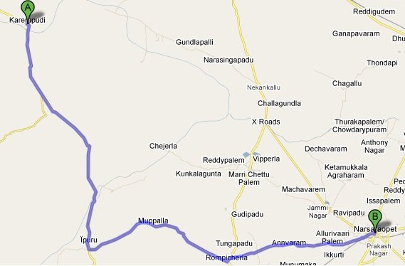 Piduguralla Map