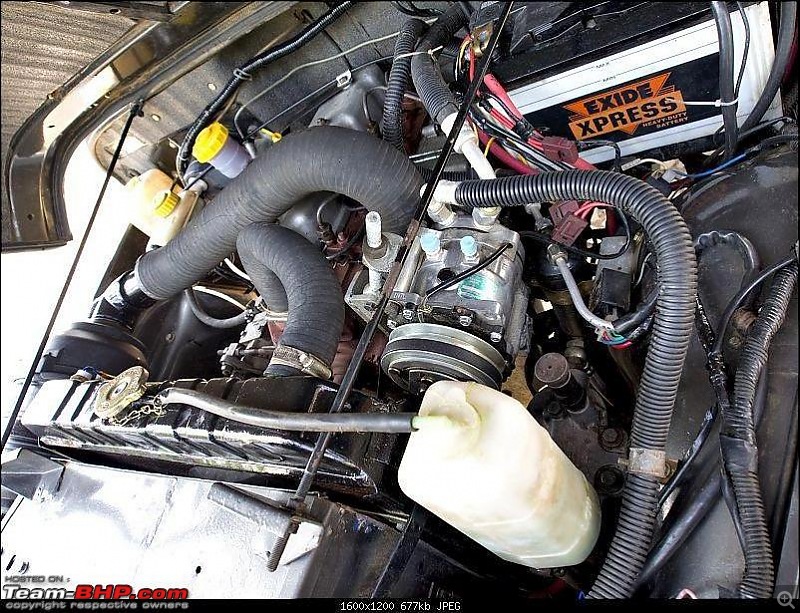 Air-Con Install in a DI-Turbo Jeep - Team-BHP