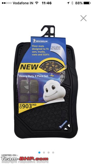 Michelin Heavy Duty 4-piece Floor Mat Set