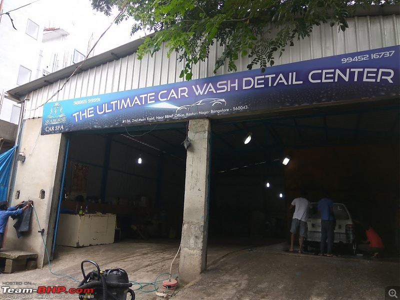 The Ultimate Car Wash Center, Bangalore TeamBHP