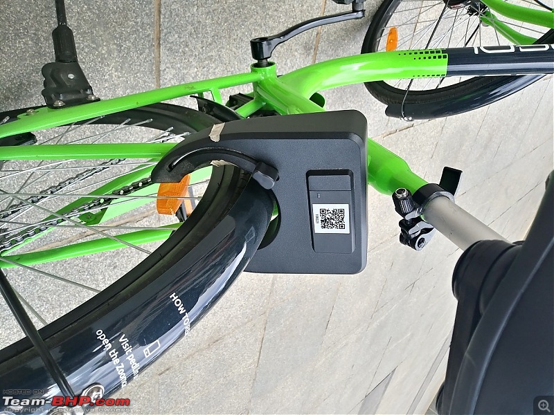 Zoomcar launches PEDL - a cycle sharing service-ped-cycle-lock.jpg