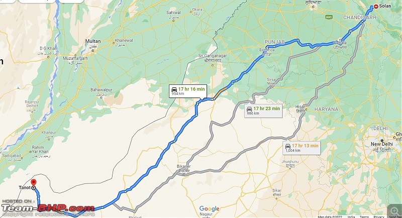 4 buddies cycle 1000 km from Himachal to Rajasthan-map.jpg