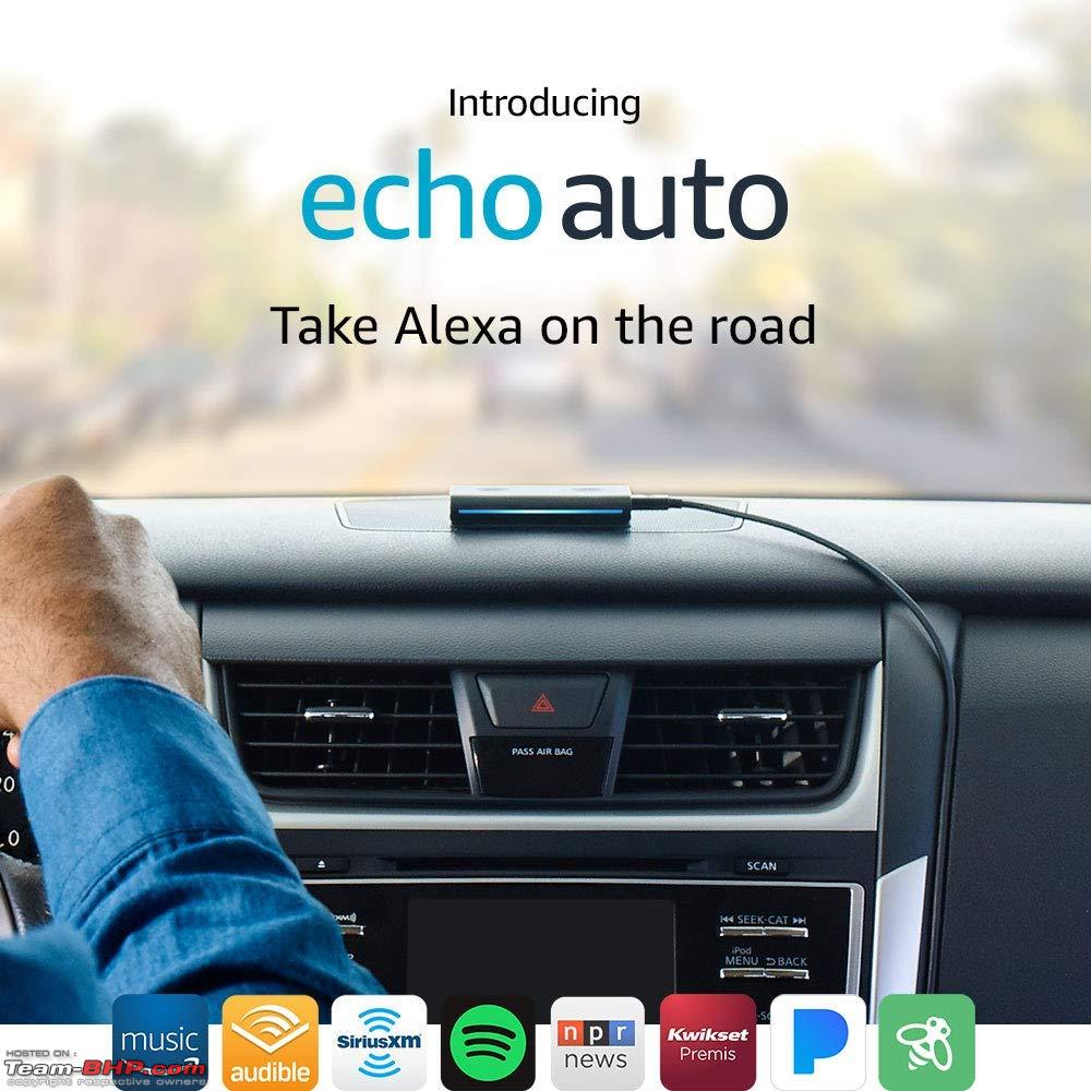 Amazon's Echo Auto - Alexa device for your car - Team-BHP