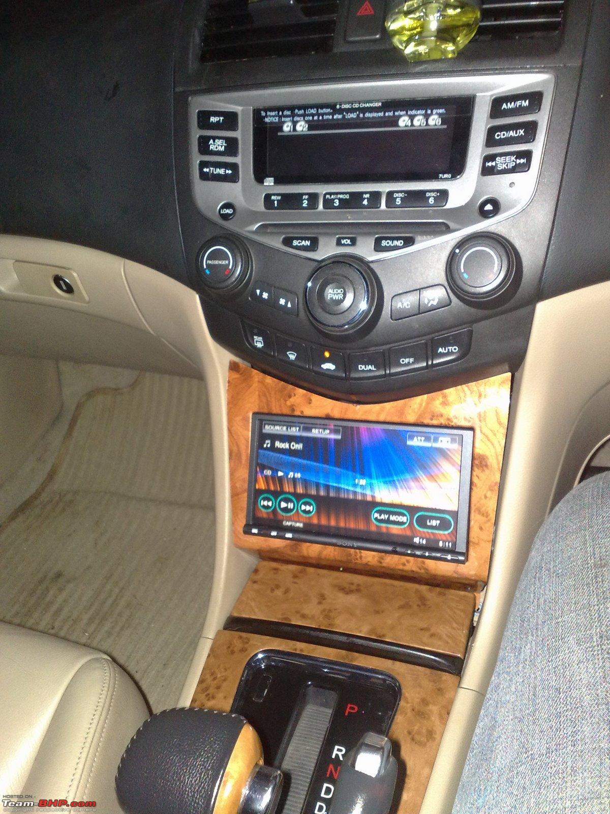 Double Din DVD in my honda Accord v6 AT - Team-BHP