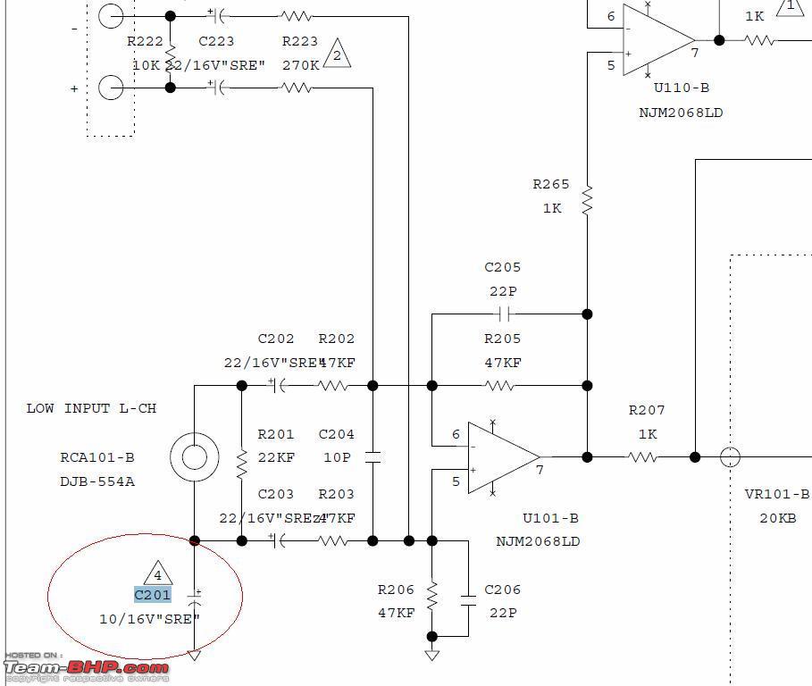 JBL GTO 75.4 Amp capacitor info - Team-BHP