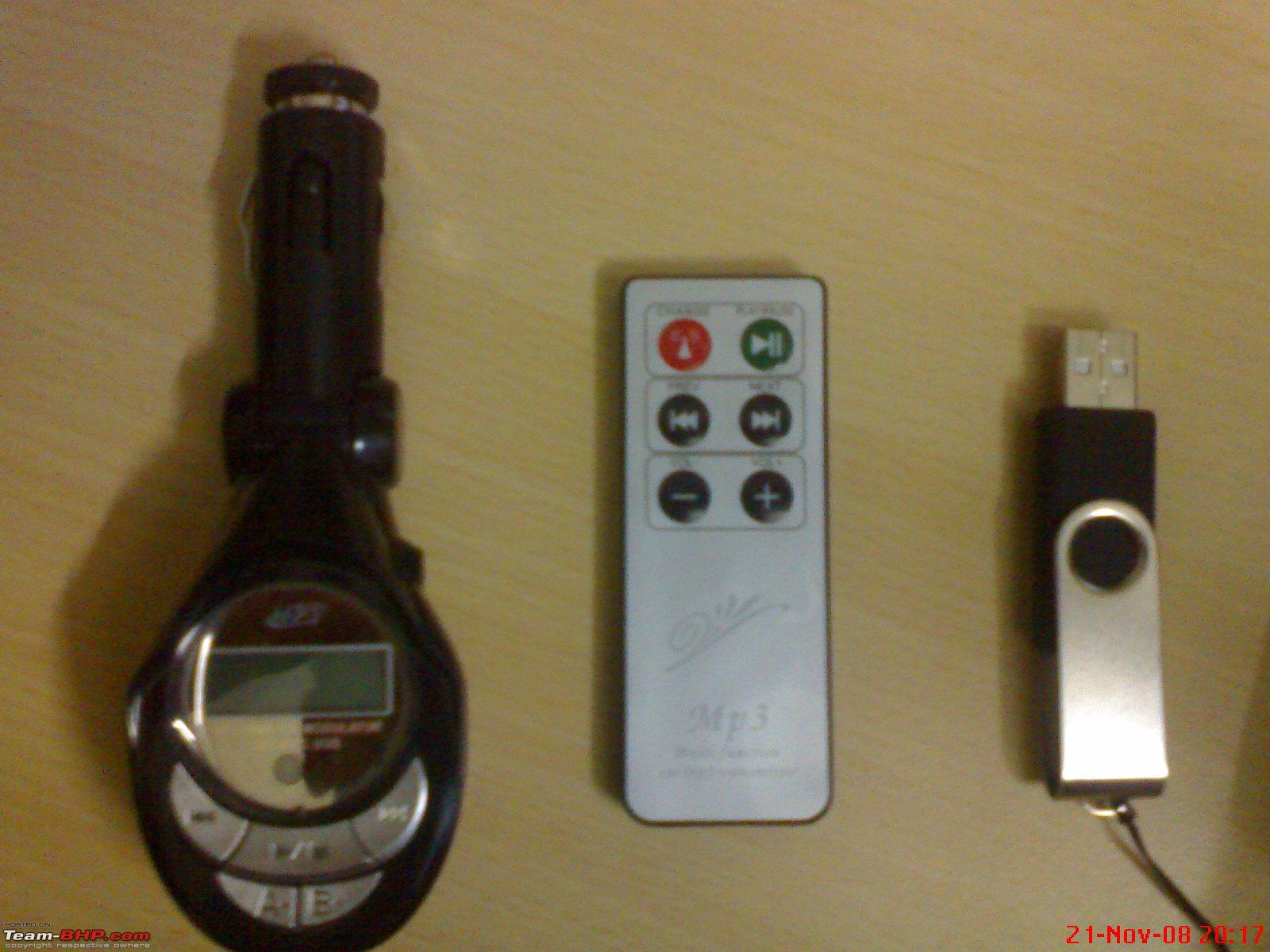 Wireless Fm Modulator - with SD-card and USB Capability! - Team-BHP