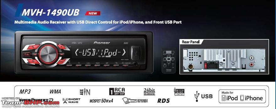 PIONEER MOSFET 50Wx4 RADIO HEAD UNIT DEH-3400R