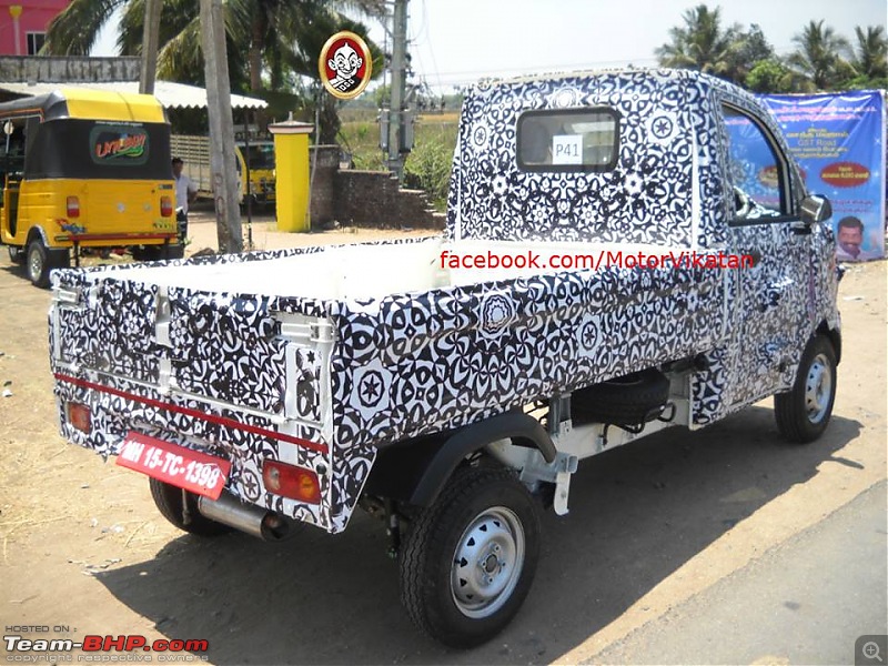Mahindra P601 light truck (new Maxximo) spied EDIT: Named Jeeto-mahindra-p6016.jpg