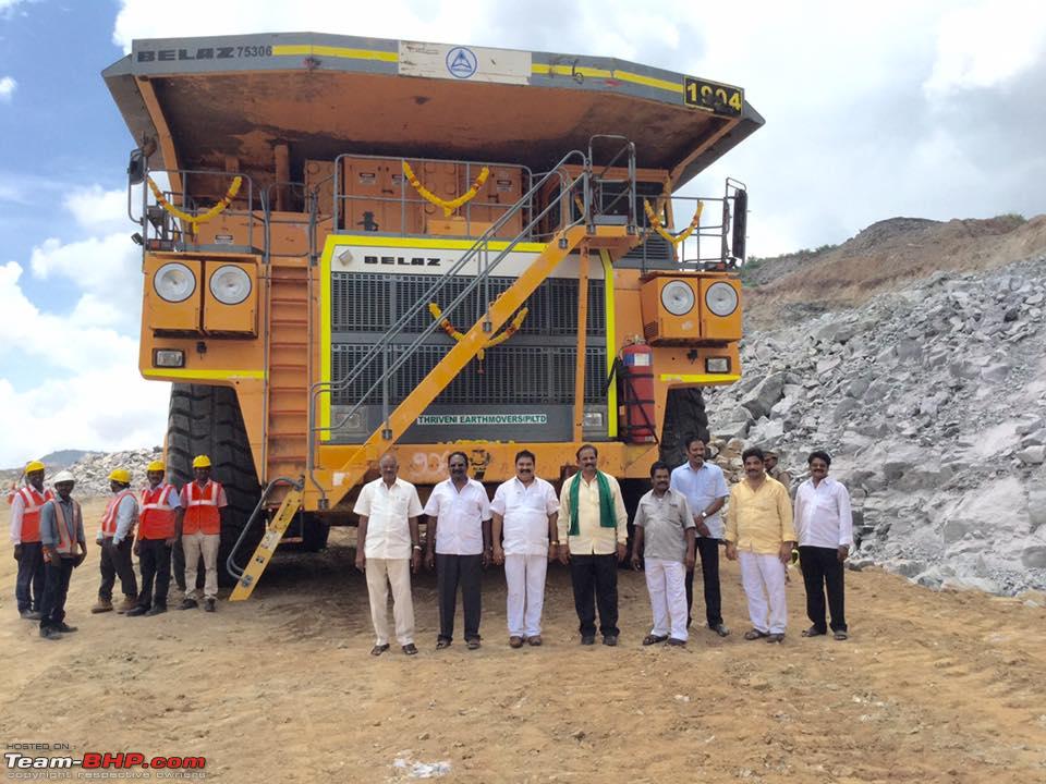 Pics: Massive 240 ton Belaz truck in India - Team-BHP