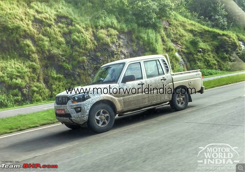 2016 Mahindra Getaway Pick-up spotted-mahindrascorpiogetawayspypics4.jpg