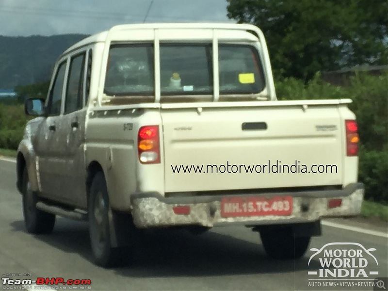 2016 Mahindra Getaway Pick-up spotted-mahindrascorpiogetawayspypics3.jpeg