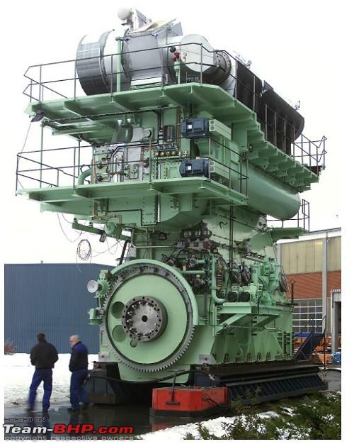 Explained: How Marine Diesel Engines Work - Team-BHP