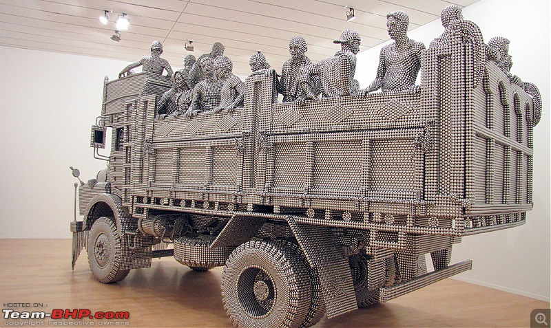 Automotive Art: A stunning Tata Truck made out of small steel discs-3.jpg