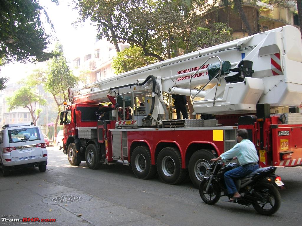 Mumbai Fire Brigade Trucks - Volvo FM400 & MAN trucks - Team-BHP