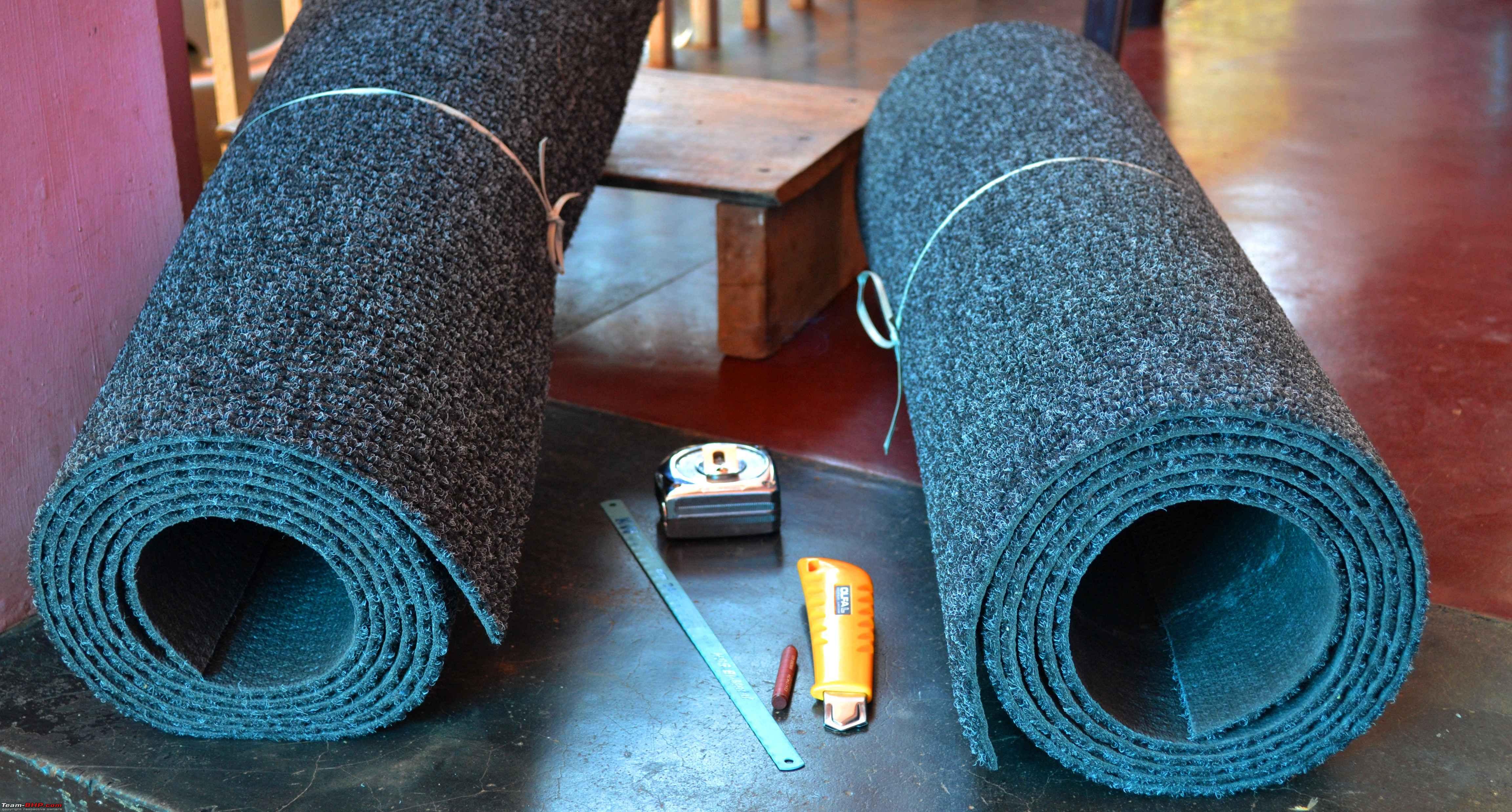 DIY: Floor mats for my Scorpio - Team-BHP