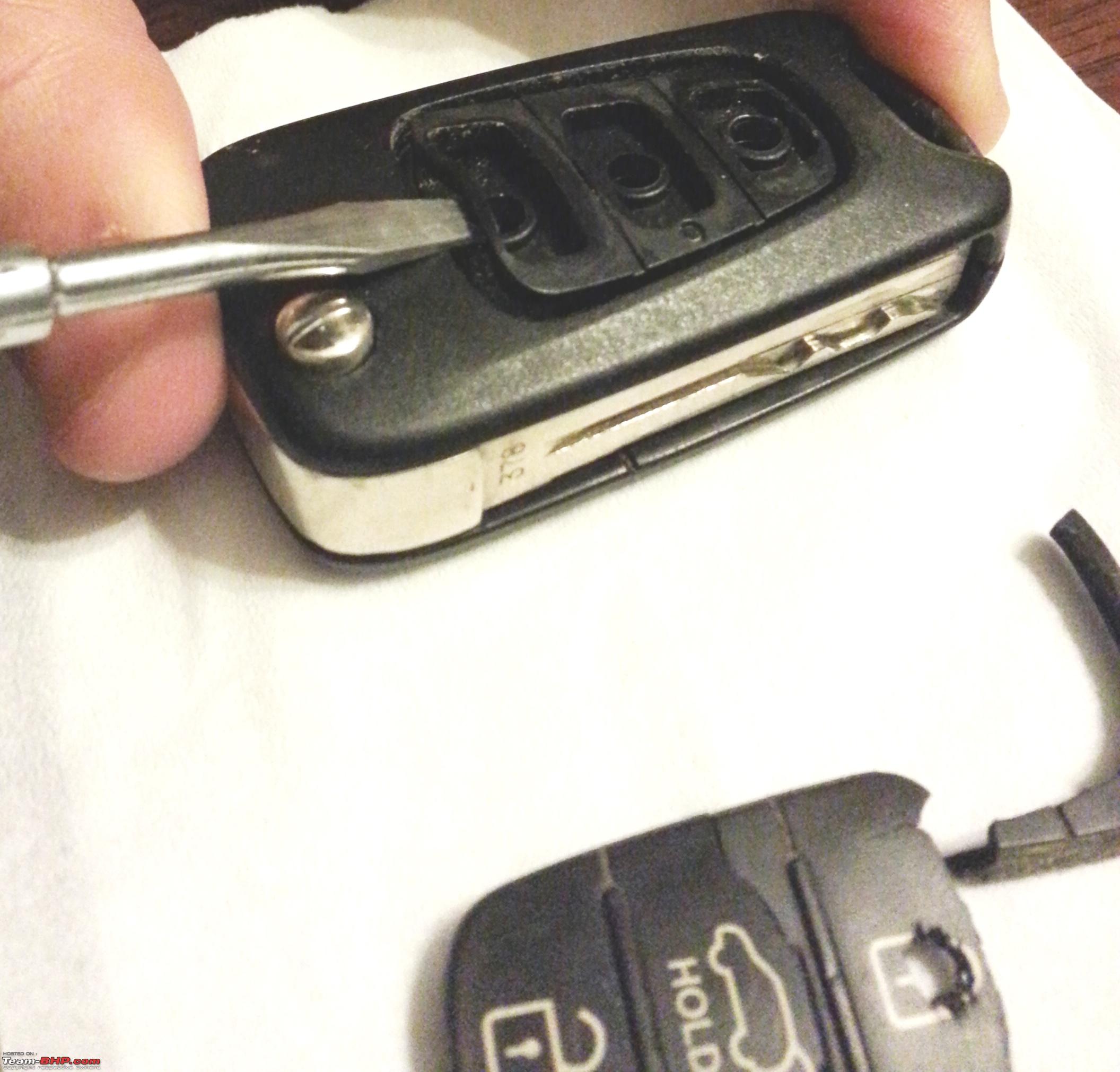 DIY: Replacing the worn-out rubber buttons of a Keyless Entry Remote -  Team-BHP