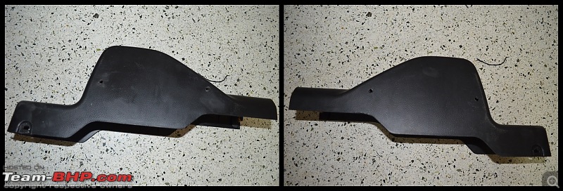 DIY: Armrest installation in the Maruti Swift!-4.-handbrake-cowl-hole-drilled.jpg