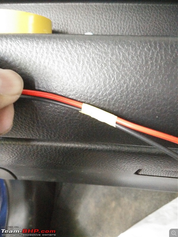 D.I.Y. Install: LED Footwell Lighting-2a.-tape-two-wires-together.jpg