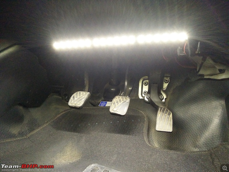 D.I.Y. Install: LED Footwell Lighting-14.-drivers-side-led-glowing-closeup.jpg