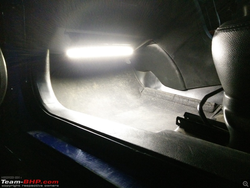 D.I.Y. Install: LED Footwell Lighting-15.-passenger-side-led-glowing-closeup.jpg