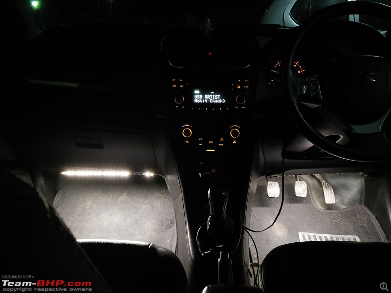 D.I.Y. Install: LED Footwell Lighting-17.-both-leds-glowing.jpg