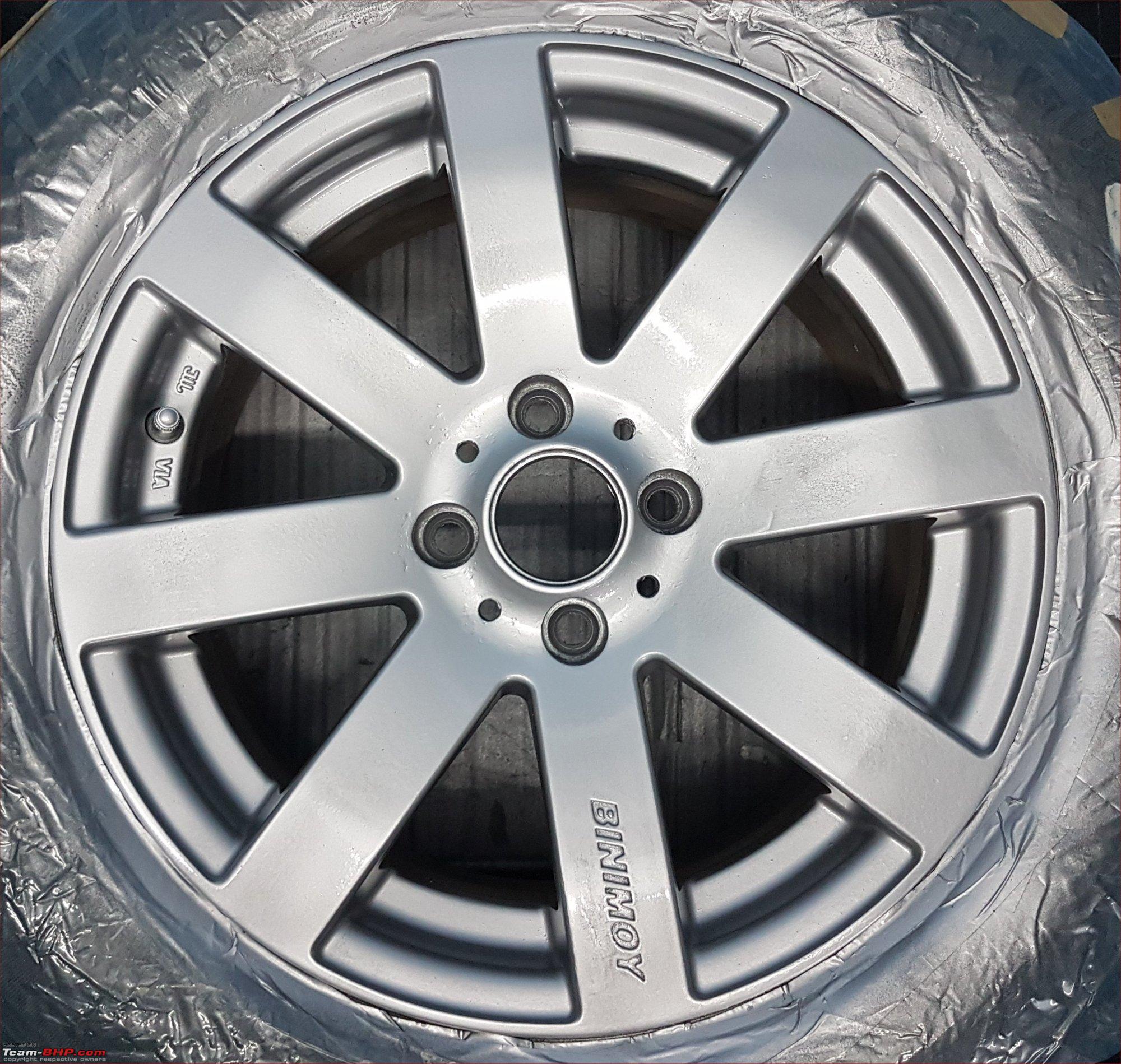 DIY: Painting Alloy Wheels with Spray Cans - Team-BHP