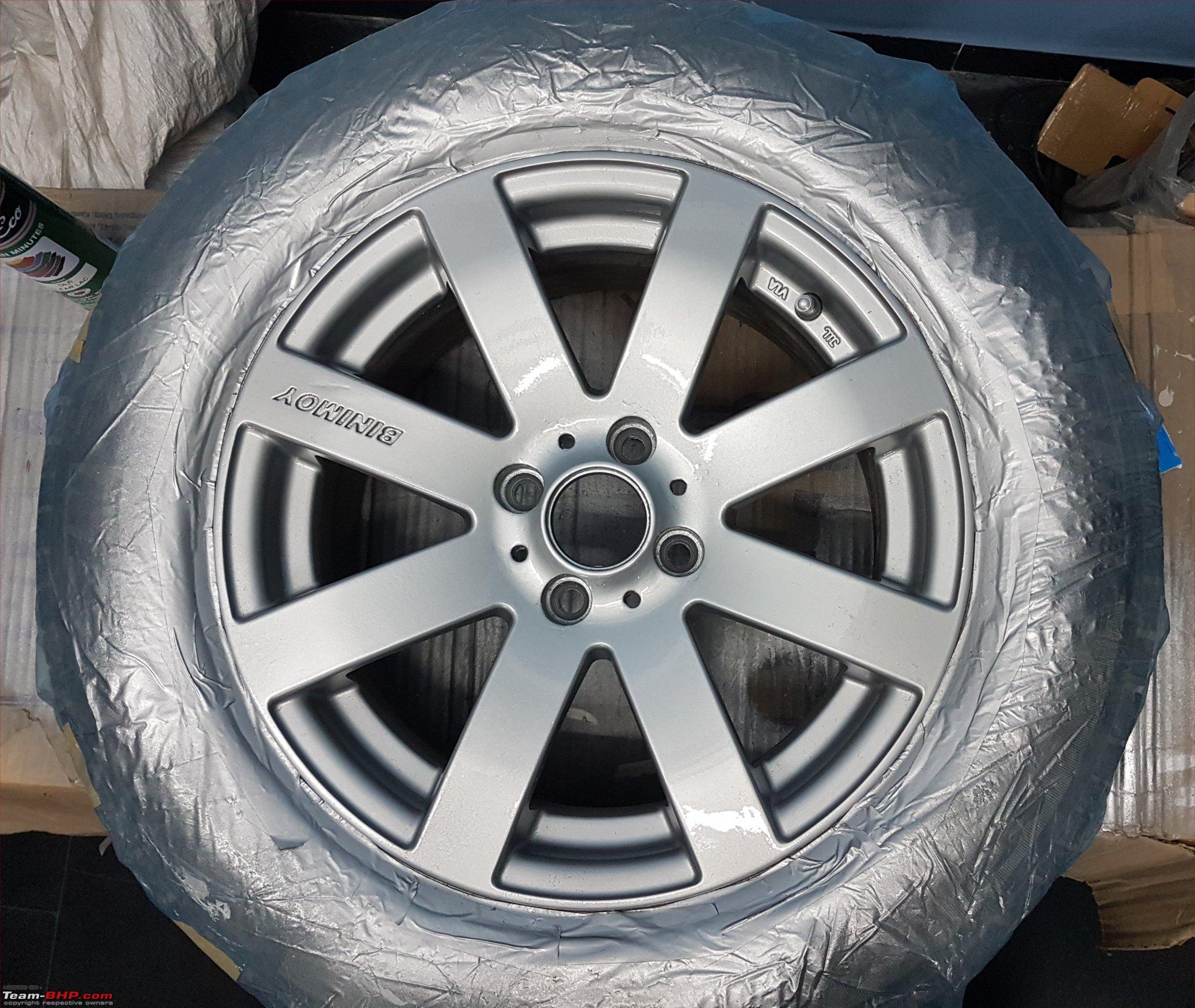 DIY: Painting Alloy Wheels with Spray Cans - Team-BHP