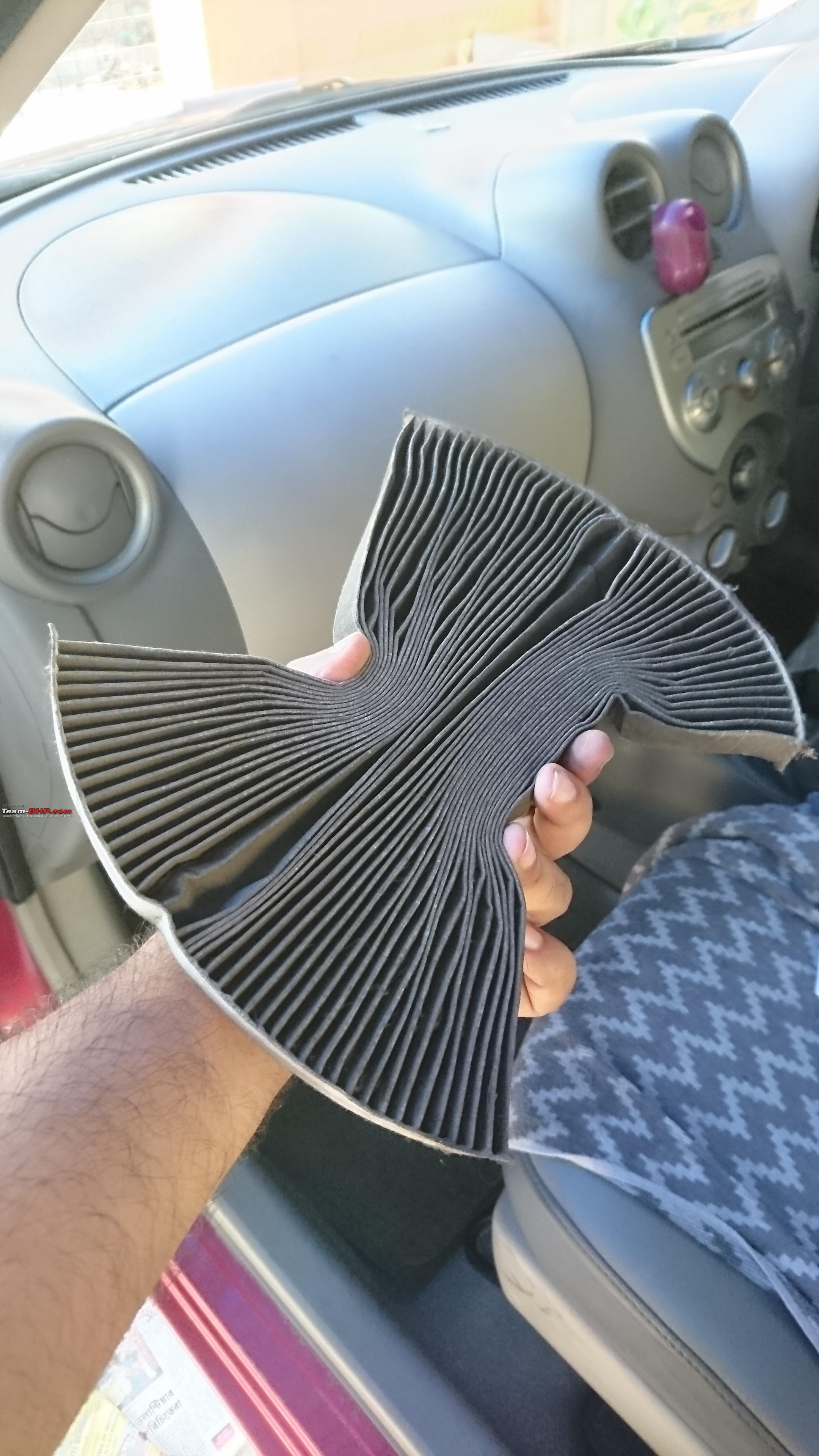 DIY: Cabin air filter replacement in the Nissan Micra - Team-BHP