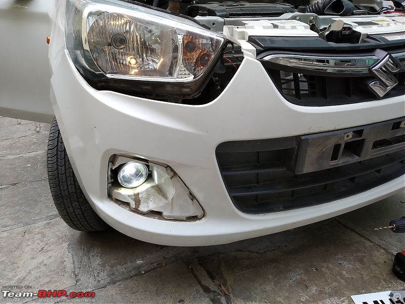 DIY - Maruti Alto K10 - HID Fog Light Installation-temporarytest_1.jpg