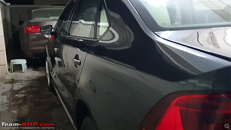 My experience with Car Care products; How I Ceramic-Coated my Vento at home-first-coat-rear-left-quarter.png