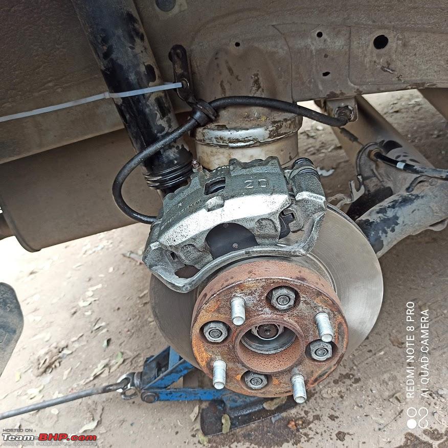 DIY - Rear drum to disc brake conversion - 10,000Kms Update - Team-BHP