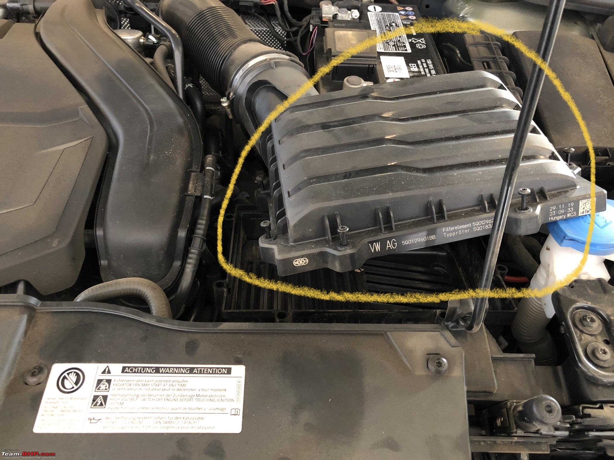 DIY : VW Polo Engine Air Filter Service - Team-BHP