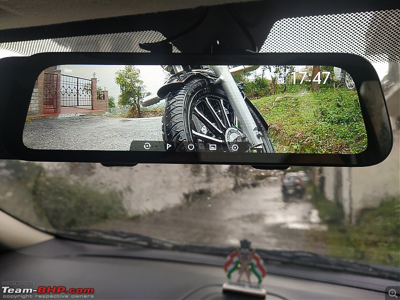 D.I.Y. Installation of Rearview DashCam + Night Vision Rear Cam (Dual Channel DashCam)-yellow-reverse-gear-not-engadged.jpg