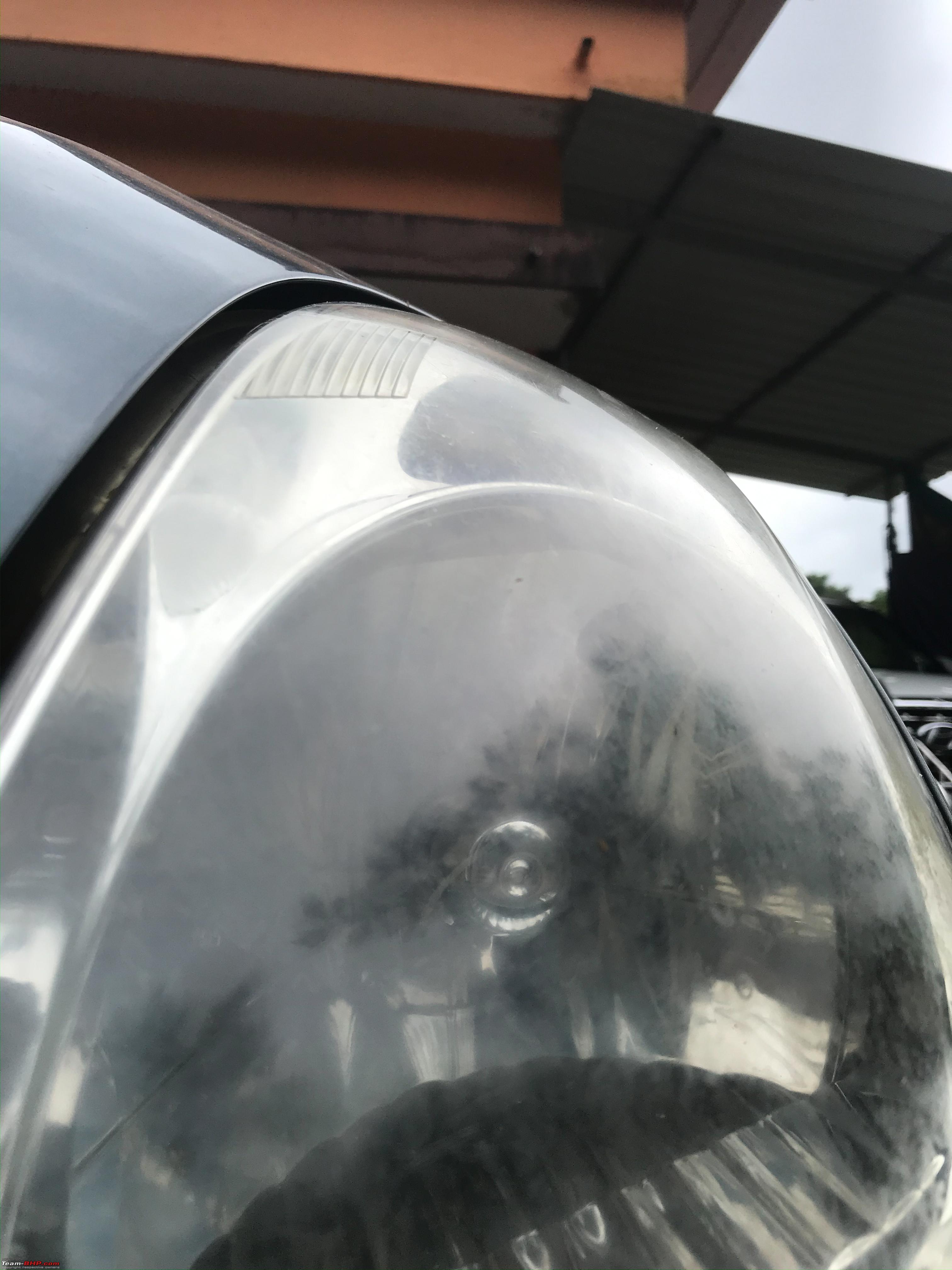 Restore Plastic Headlights or What NOT to do
