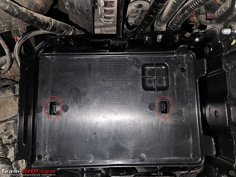 Mahindra Thar DIY | Fixing the wobbling battery tray-plastic-tray.jpg