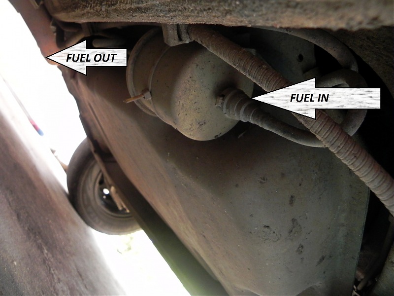 A List of DIY's for your car: A Pictorial Guide-fuel-filter-out.jpg