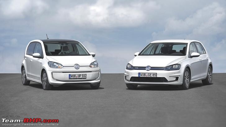 Electric variants of the VW Golf and Up! - Team-BHP