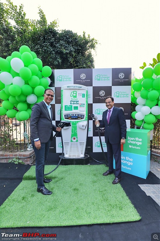MG & Fortum install first 50 kW DC fast charger in Gurgaon-mg-fortum.jpg