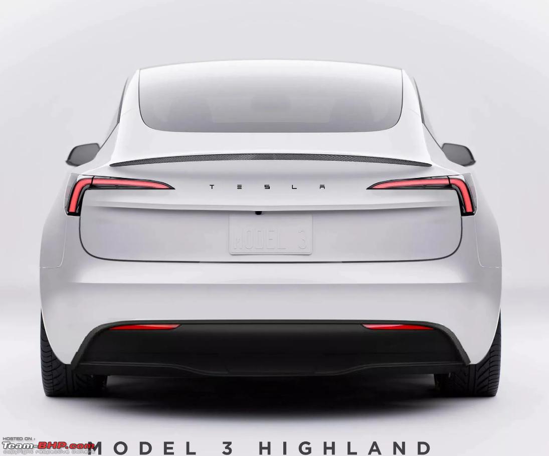 Tesla Model 3 Refresh, now unveiled - Team-BHP
