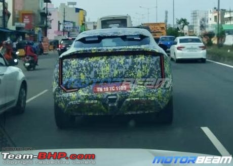 Mahindra BE.05 electric SUV spied for the first time-mahindrabe05rearspied.jpg