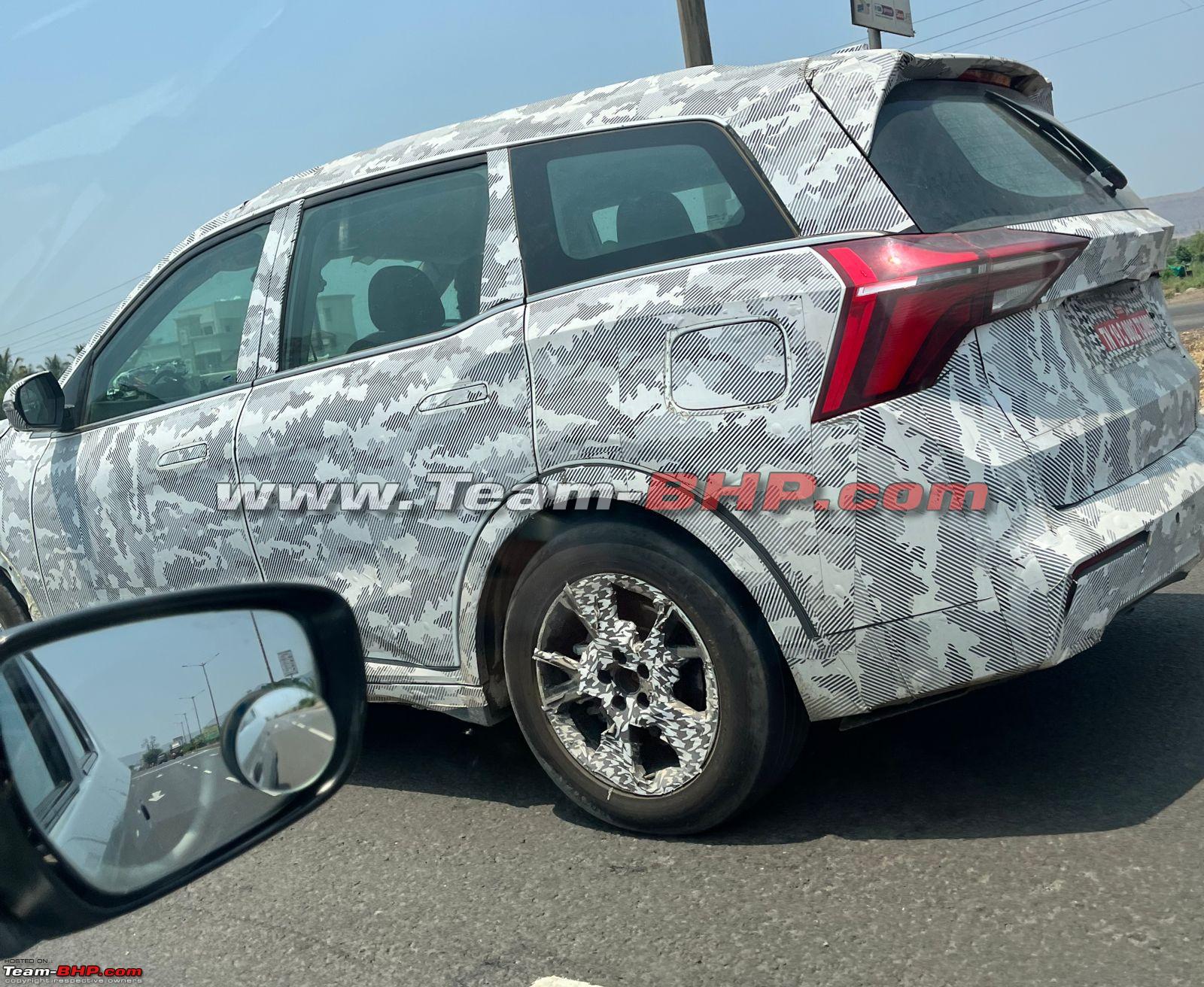 Mahindra XUV.e9 electric SUV spied. EDIT: XEV 9e Launched @ Rs. 21.90 ...