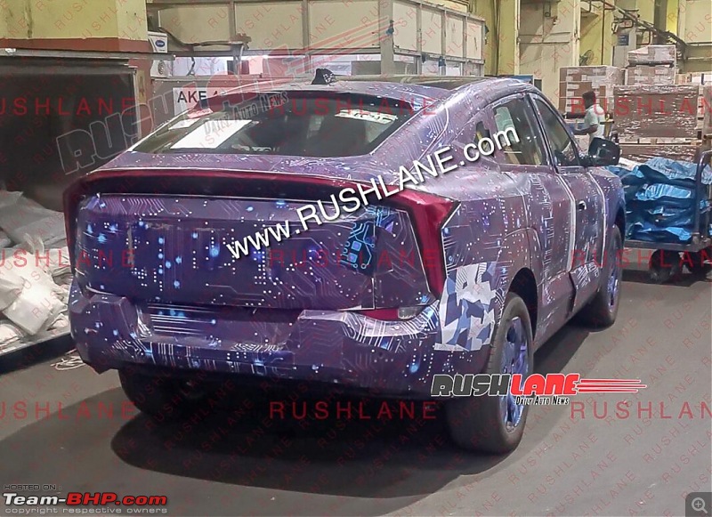 Mahindra XUV.e9 electric SUV spied. EDIT: XEV 9e Launched @ Rs. 21.90 lakh; BE 6e @ Rs. 18.90 lakh-mahindraxuv700electricspiedatairportev111068x776.jpg