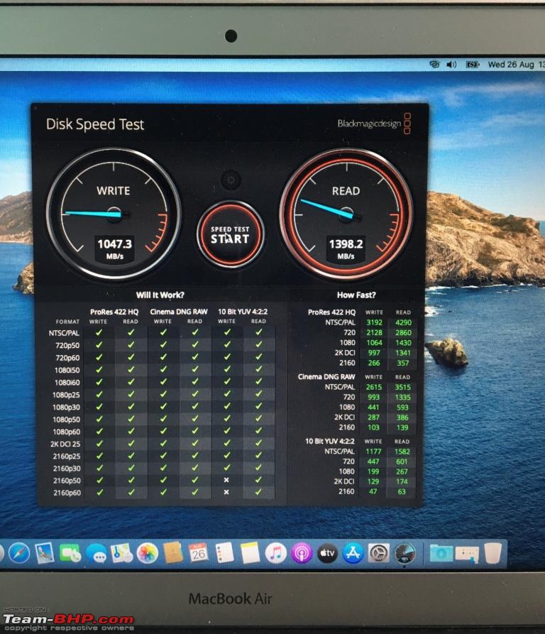 Test du MacBook Air SSD