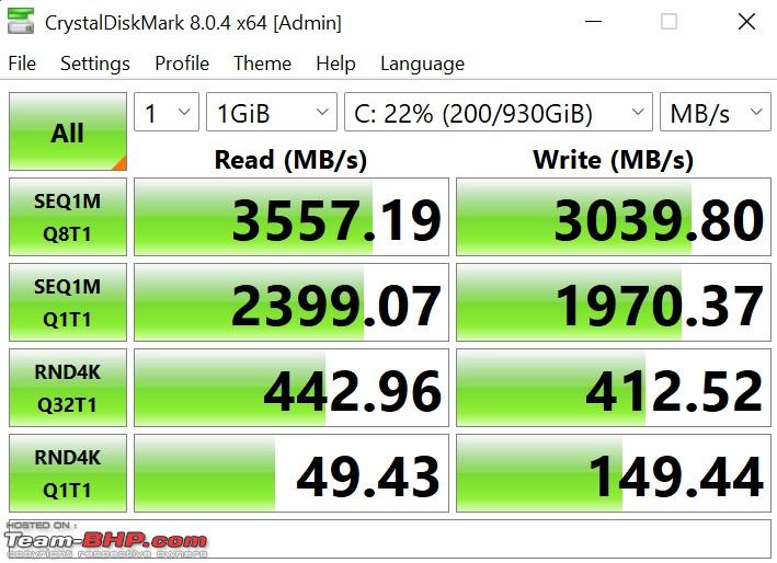 Name:  Crystal Disk Mark Score Asus Zenbook13 Oled with 1TB WD SN570 NVME 28082022.jpg
Views: 434
Size:  105.1 KB