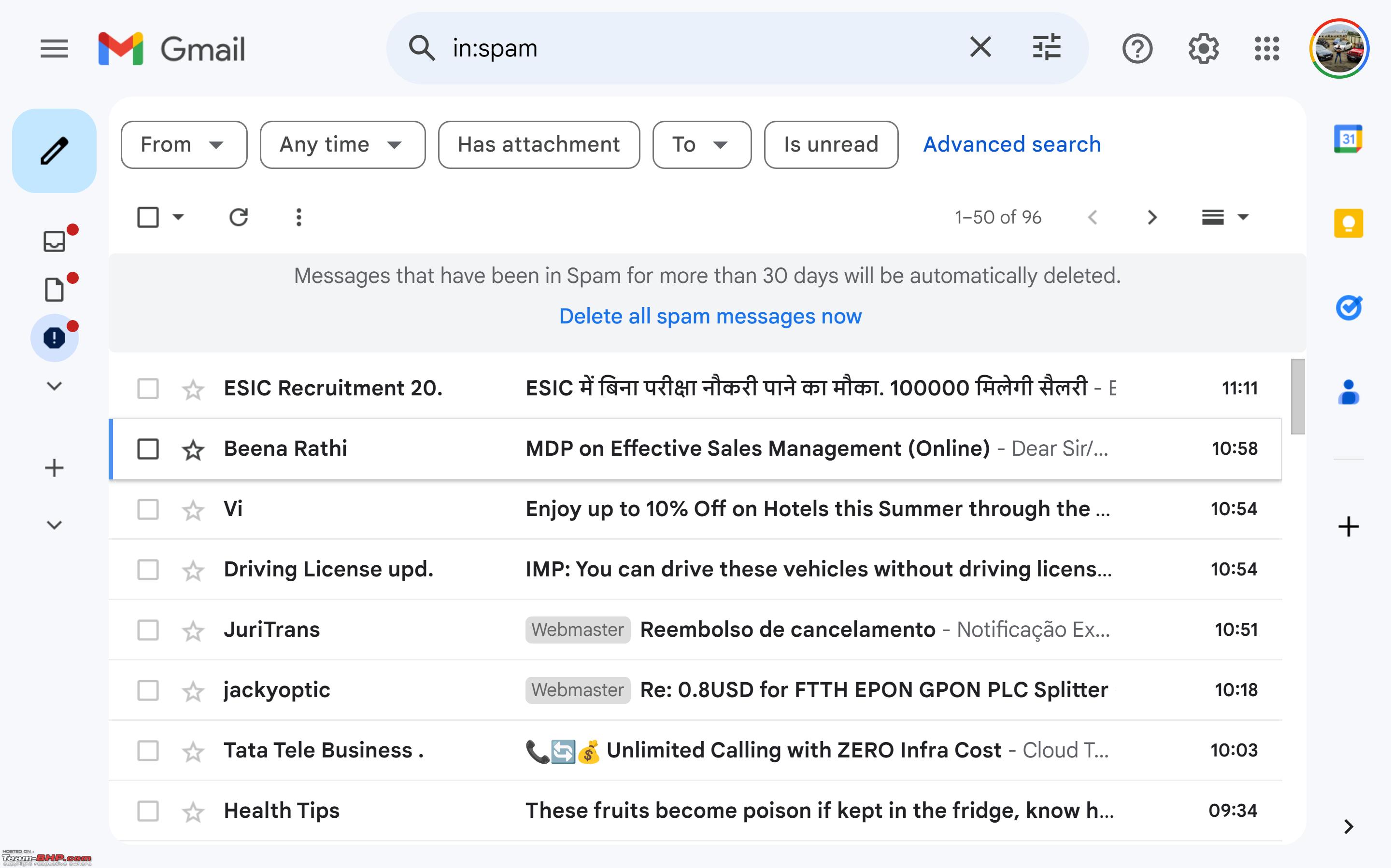 Spam folder in Gmail | Do you bother checking it, or completely ignore ...