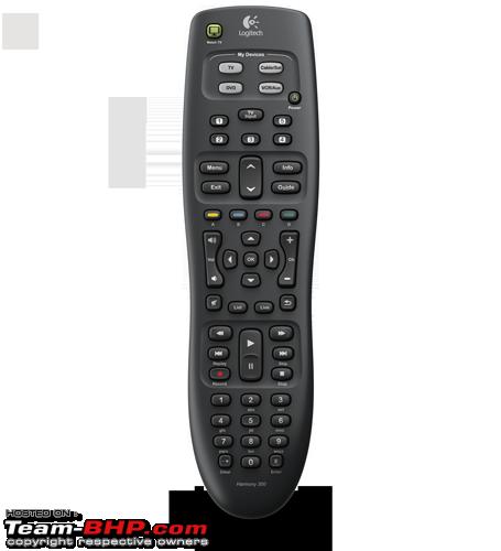 Review : Logitech Harmony 300 Universal Remote - Team-BHP
