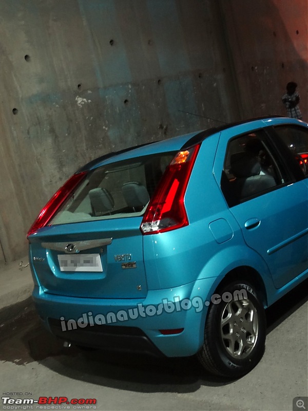 Mahindra to offer a Verito based hatchback called the 'Vibe'-mahindraveritoviberear.jpg