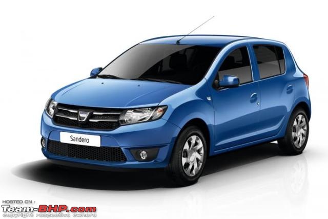 Mahindra to offer a Verito based hatchback called the 'Vibe'-daciasandero1.jpg