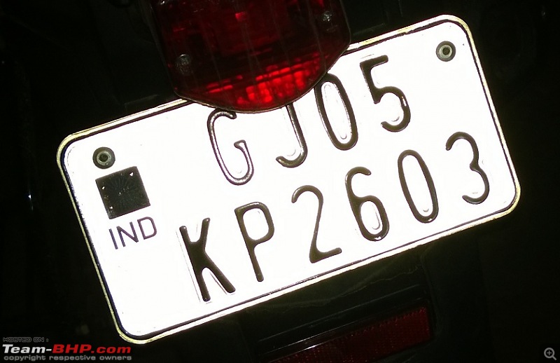 High security registration plates (HSRP) in India-rear-wf.jpg